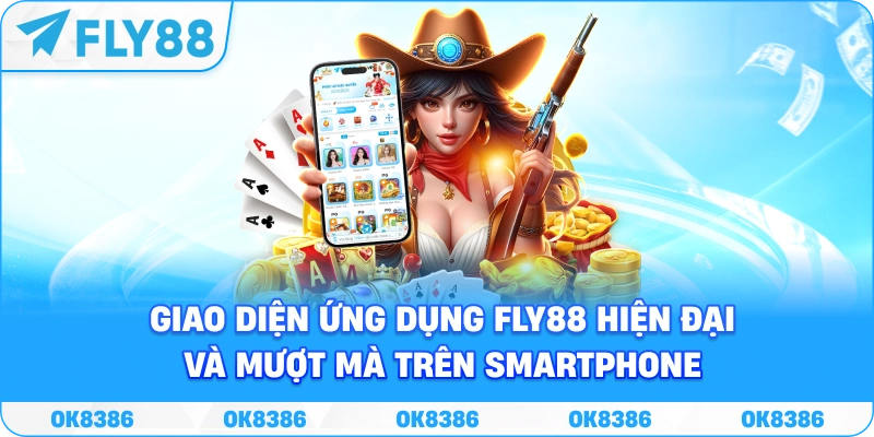 Giao diện App FLY88 trên điện thoại thông minh